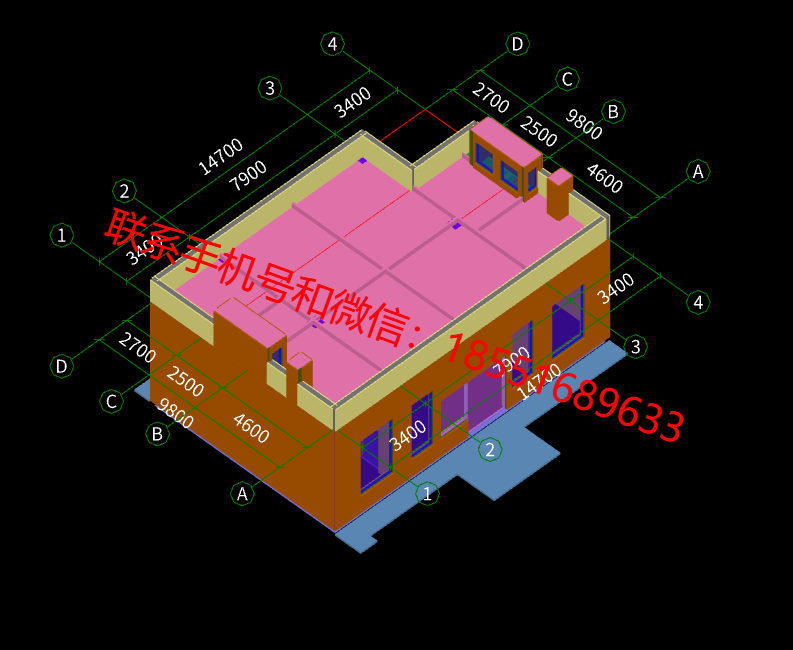 陕西省大门建筑面积139.82㎡地上1层0地下室框架结构独立基础有建筑图结构图